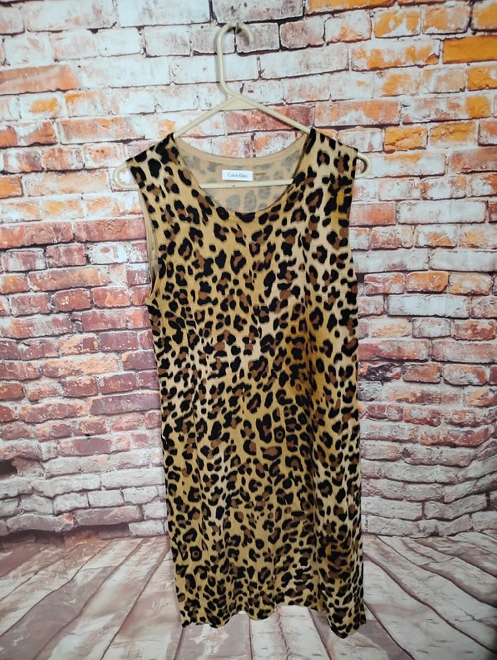 Calvin Klein Leopard Print Dress
